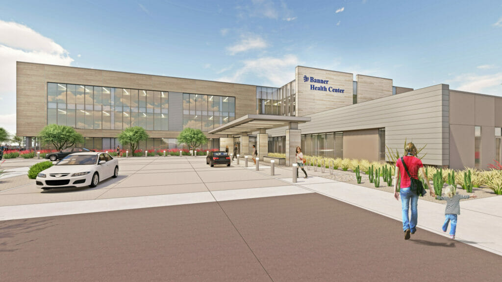 Exterior rendering of Banner Health