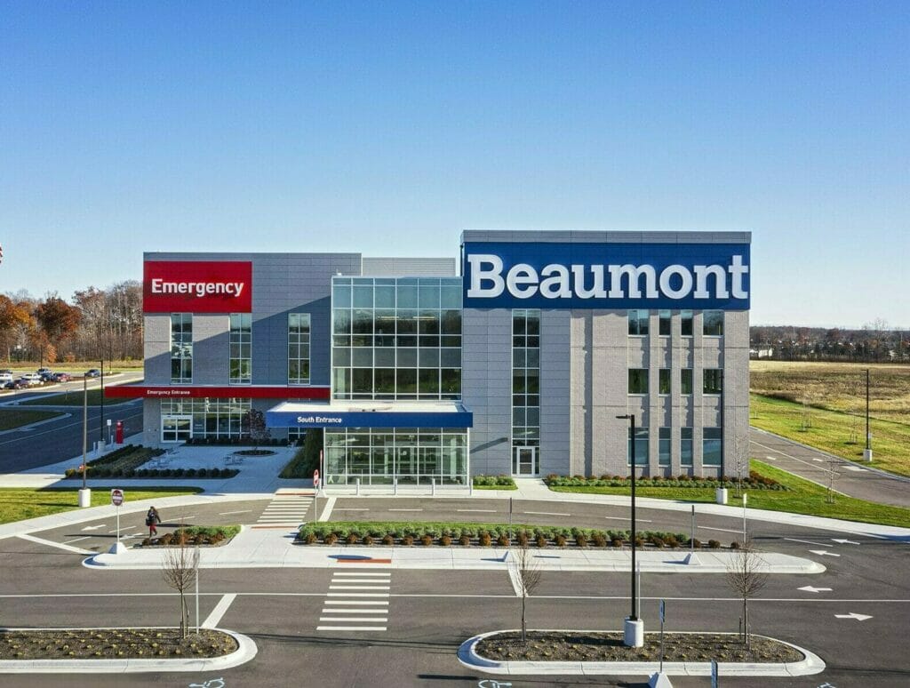 Exterior of Beaumont Health Outpatient Campus.