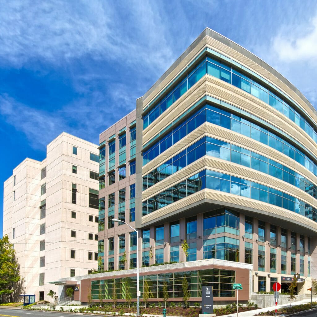 Exterior front entrance of First Hill Medical Pavilion