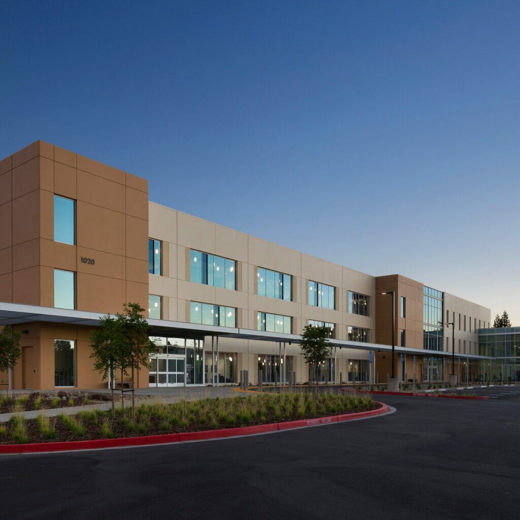 Exterior front entrance of NorthBay VacaValley Wellness Center